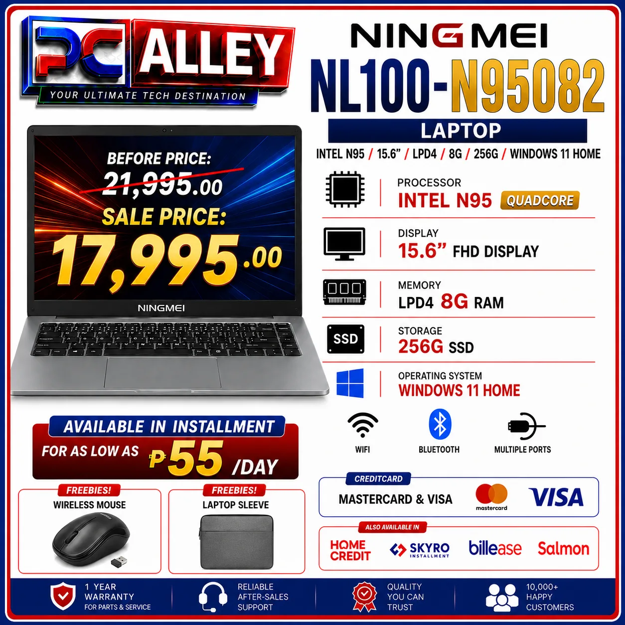 Ningmei NL100-N95082 Laptop