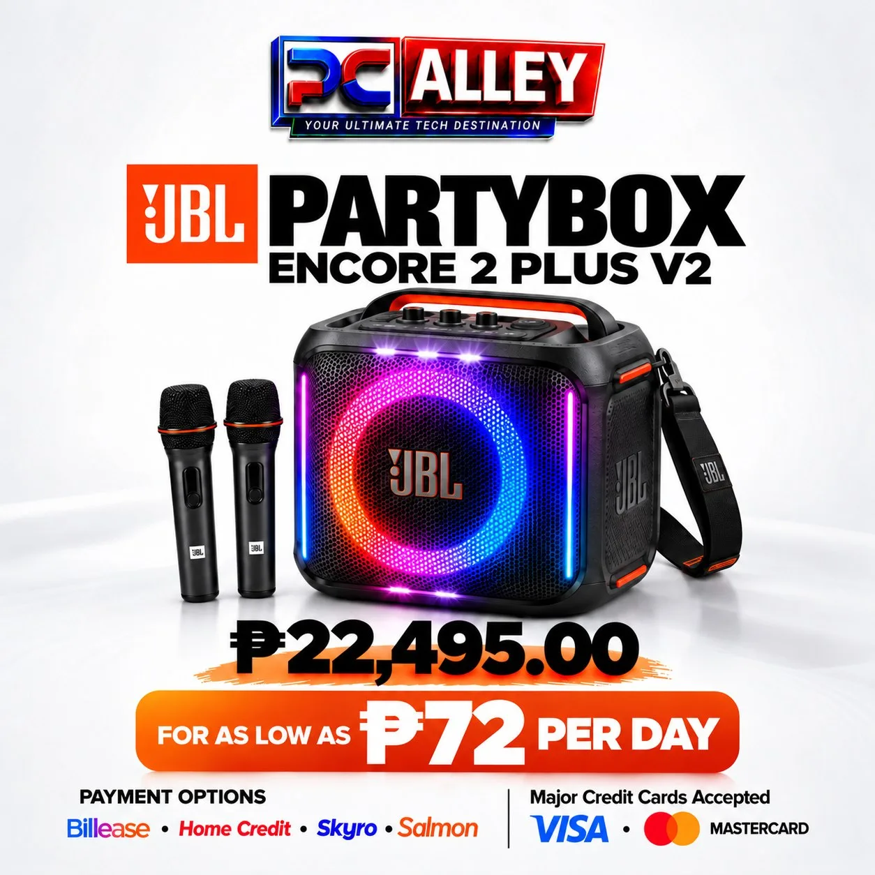 JBL PartyBox Encore 2 Plus V2